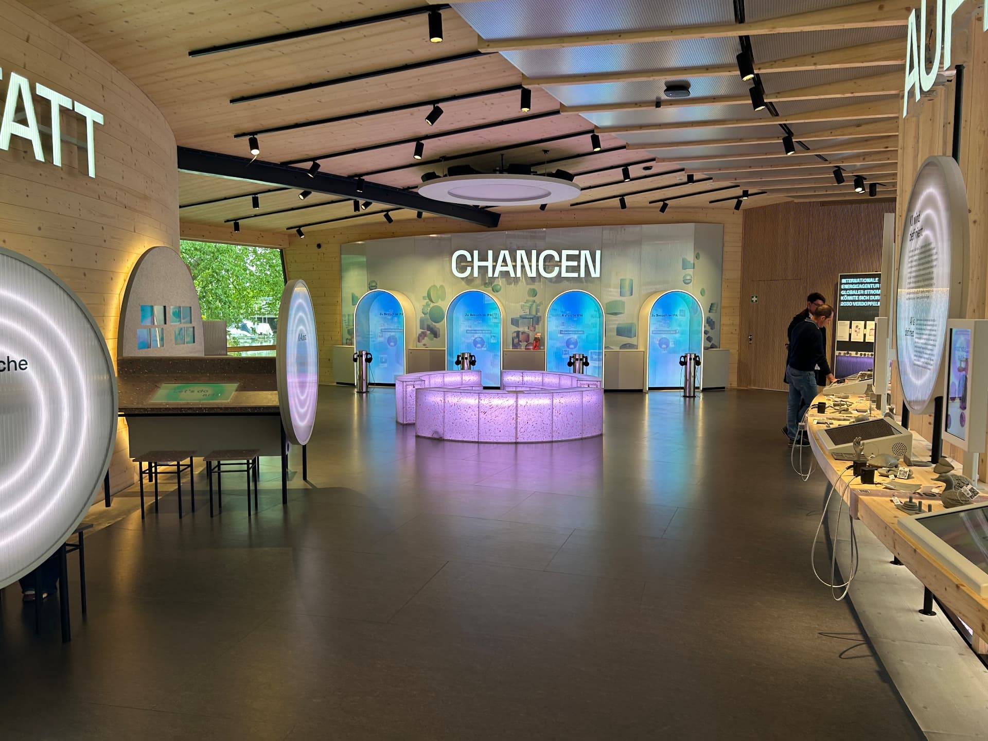 Ausstellungsraum in der Experimenta