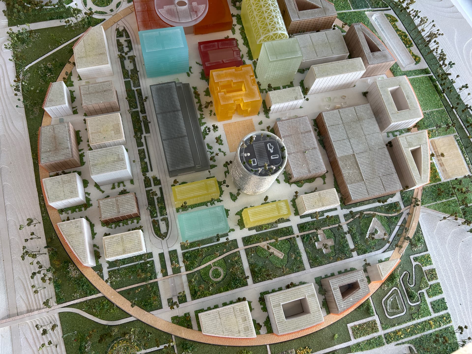 Modell des IPAI Stadtquartiers
