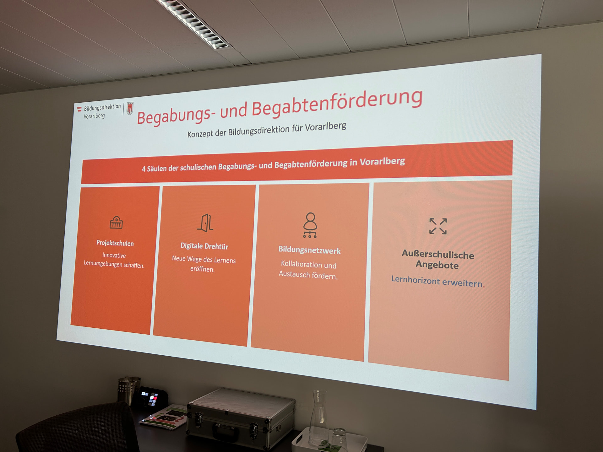Vortrag zur Begabungs- und Begabtenförderung